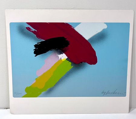 Litografi av Ulf Onsberg. 31,5x26,5 cm