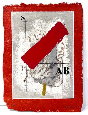 Karborundumetsning av James Coignard. 28x37 cm