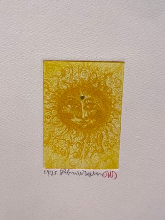 Etsning av Stefan W. Igelström. 23x18 cm. Bildstorlek 5x7 cm