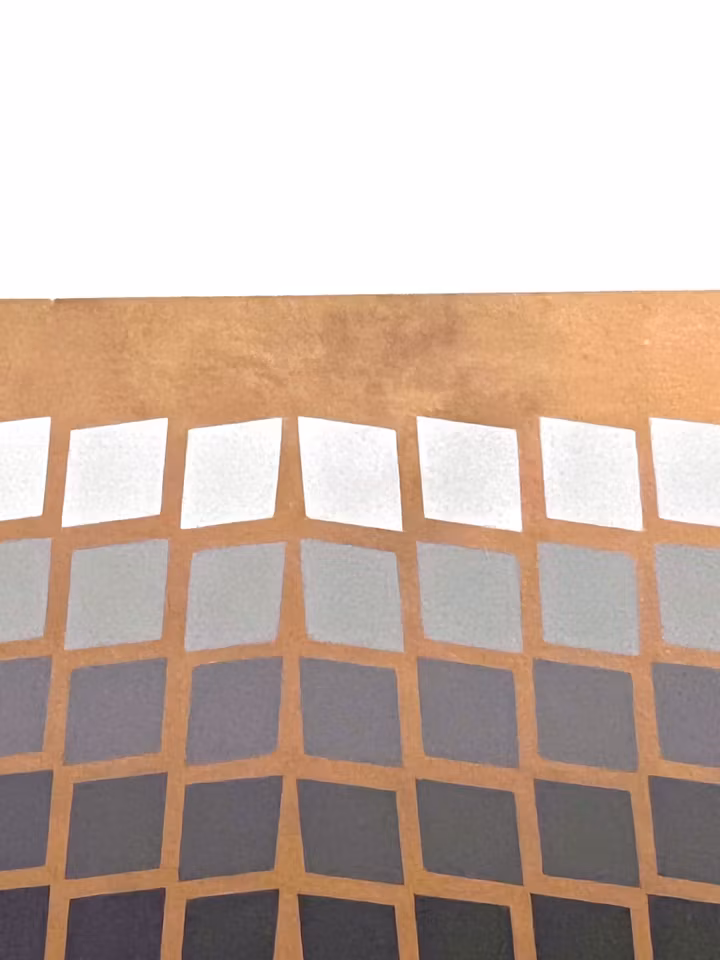 Färgseriegrafi av Viktor Vasarely. 40x46 cm