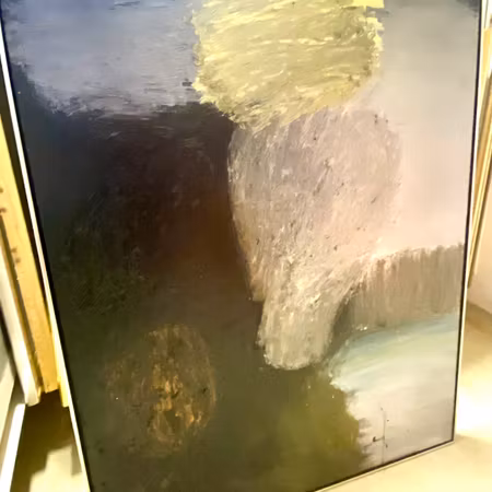 Olja på duk av Johan Petterson. 103x124 cm