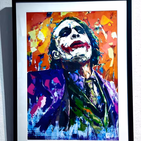 "Joker" - Limited Edition Poster by LEG. 50x70 cm