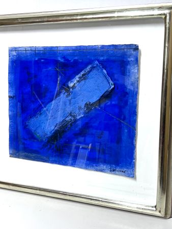 "Ingen titel" Blandteknik på papper av James Coignard 47x44 cm