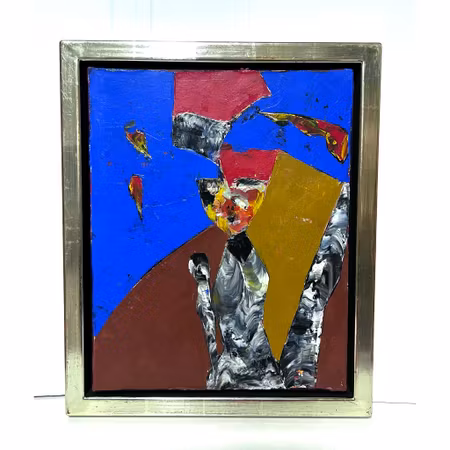 Originalmålning av Lajos Flesser. 40x47,5 cm