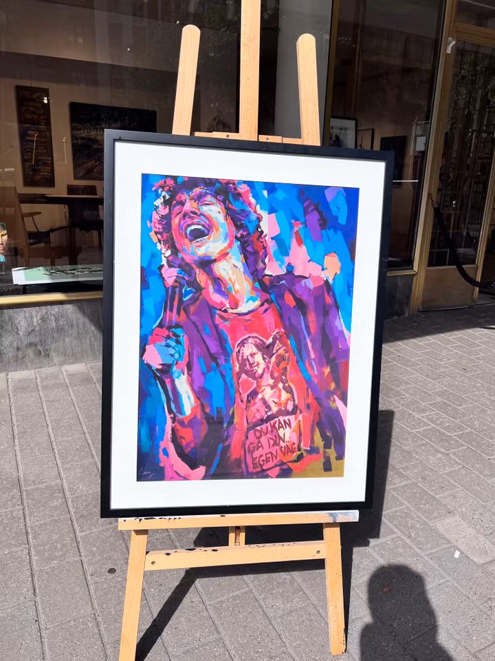 "Håkan Hellström" Limited edition poster av LEG. 50x70 cm