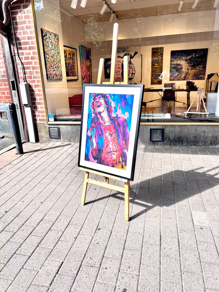 "Håkan Hellström" Limited edition poster av LEG. 50x70 cm
