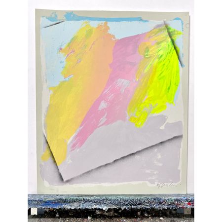 Ulf Onsberg,  färgseriegrafi, Komposition, bladstorlek 63 x 75 cm.