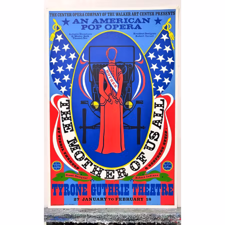Robert Indiana "An american pop opera", färglitografi 93x60 cm
