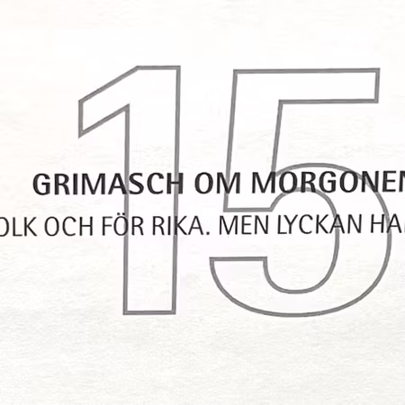 Jussi Taipaleenmäki, Litografi, "Grimasch om morgonen" 56 x 43,5 cm