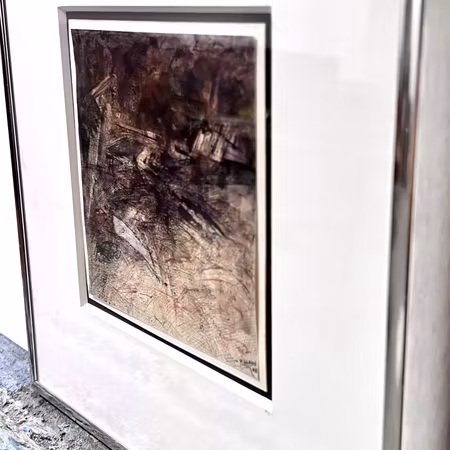 Guillermo Lledó, Original på papper, "Abstract composition", 26,5x27 cm