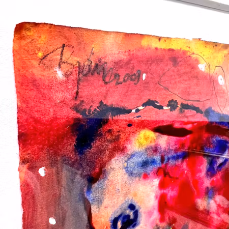 "Frederik & Mary", Blandteknik av Björn Björnholt.  67x80 cm