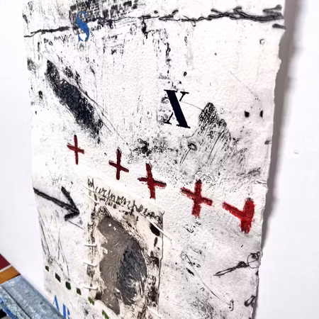 James Coignard, handkolorerad karborundumetsning. 46x56,5 cm.