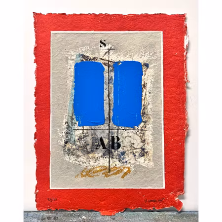 James Coignard, handkolorerad karborundumetsning. 28x39 cm.