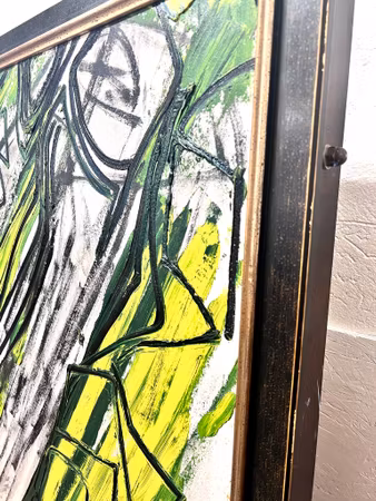 "Trollslända" Olja på duk av Bengt Olson 68,5x92 cm