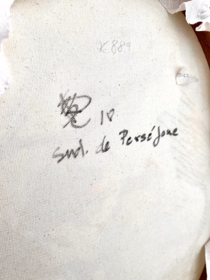 "Sud de. Persé Joue" Olja på duk av Christóbal Ortega. 40x50 cm