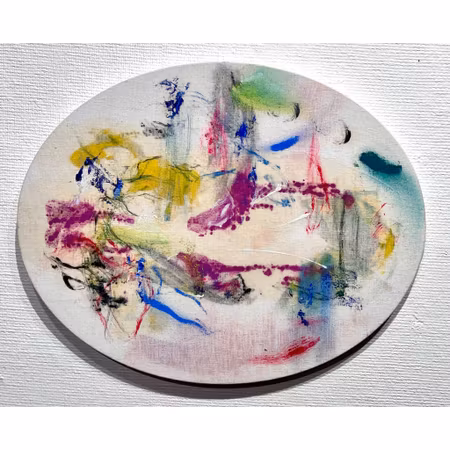 "Sud. de Hera" Olja på duk av Christóbal Ortega. 40x50 cm