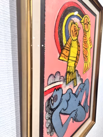 Beverloo Corneille – fåglarnas dans, litografi