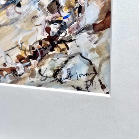 "Vågen" Originalmålning av Bernt Jonasson. 54x31,5 cm