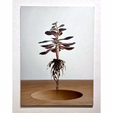 "Levitate" Akrylmålning på duk av Jonas Brodin. 70x95cm