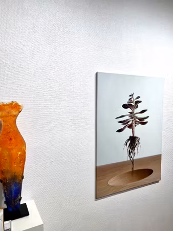 "Levitate" Akrylmålning på duk av Jonas Brodin. 70x95cm