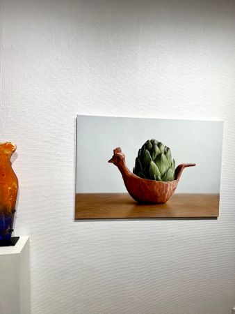 "Ingen titel" Akrylmålning på duk av Jonas Brodin. 70x105 cm