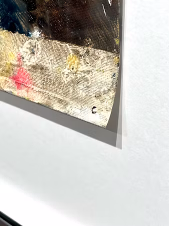 "Närbilder" Olja på papper av Mats Christoffersson. 66x58 cm