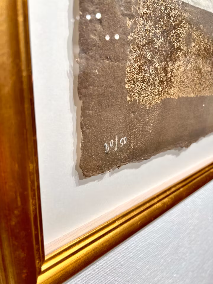 Karborundumetsning av James Coignard. Inramad, 74x62cm. nr 20/50