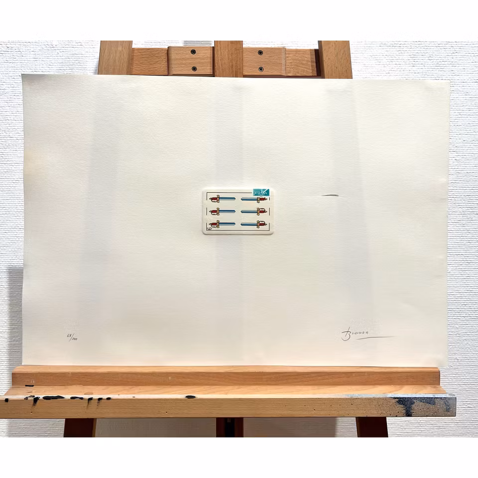 "Poesia Visual" Etsning av Joan Brossa 56x38 cm