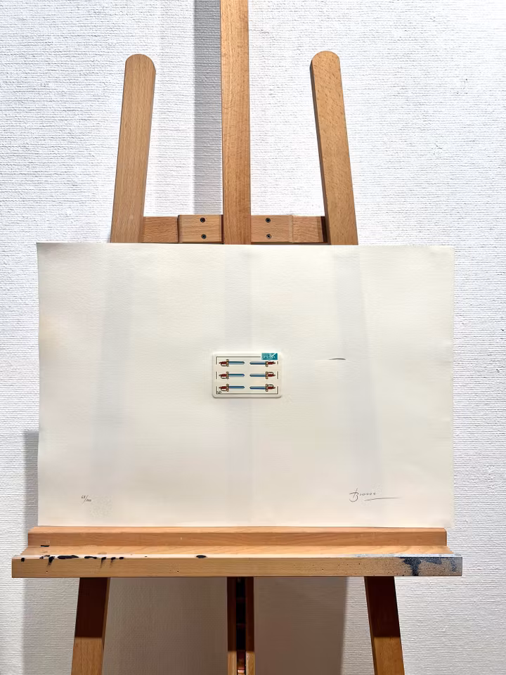 "Poesia Visual" Etsning av Joan Brossa 56x38 cm