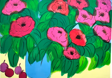 Walasse Ting – “Flowers and Fruit”, serigrafi (AP)