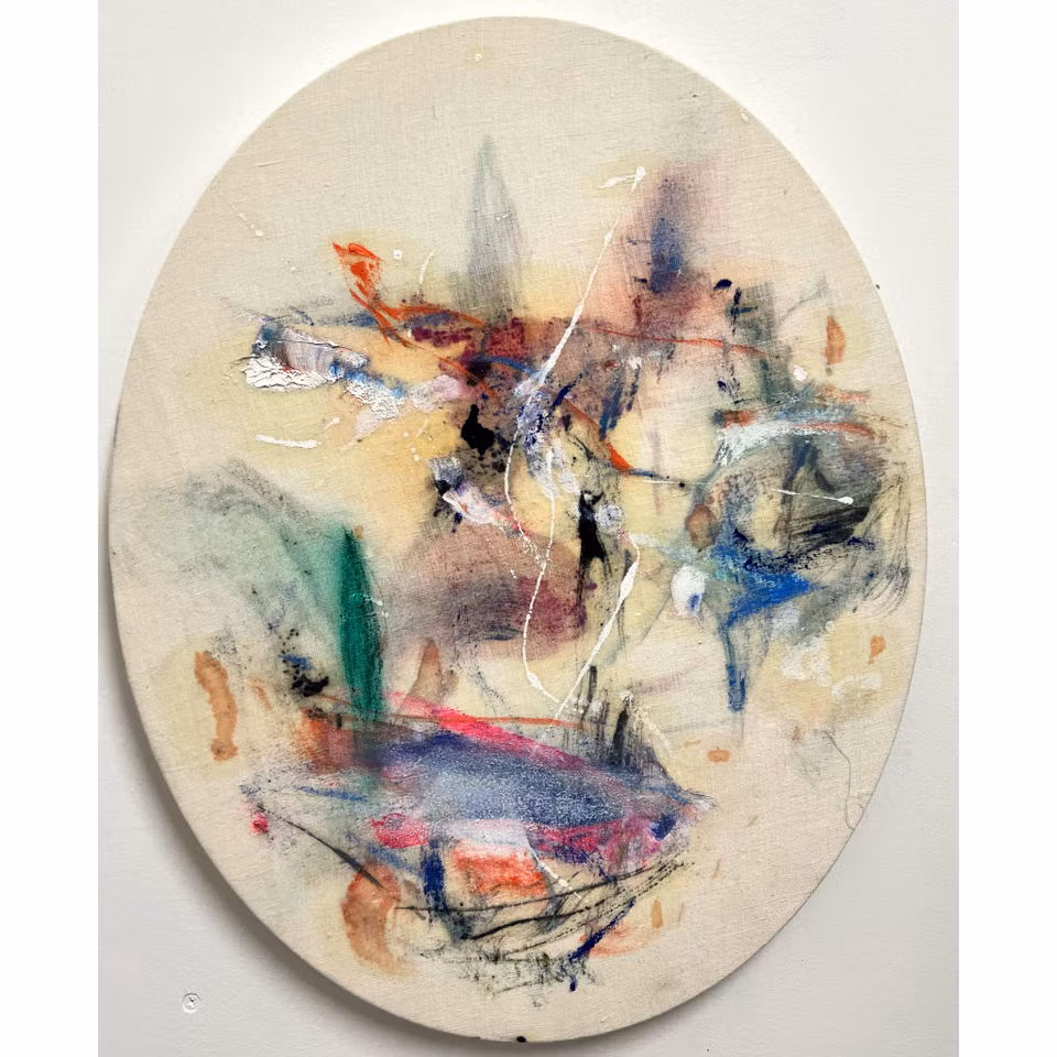 "Sud. de Arcadia" Olja på duk av Christóbal Ortega. 40x50 cm