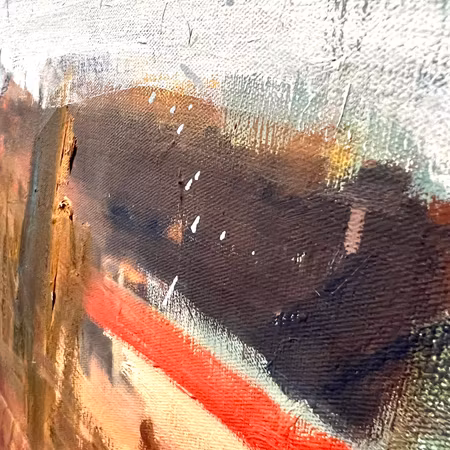 "Då och nu" Olja på duk av Ray Stalje. 92x66cm