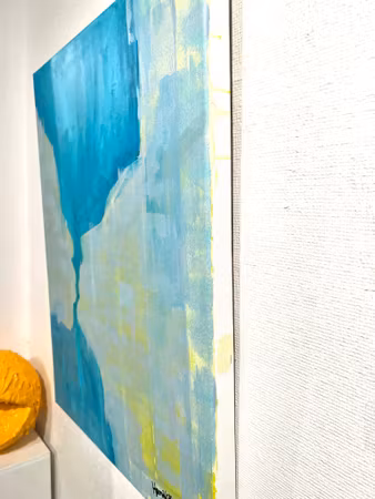 "Connections II" Akryl på duk av Hamilton. 60x80 cm