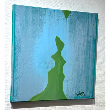 "Connections I" Akryl på duk av "Hamilton" 60x60 cm