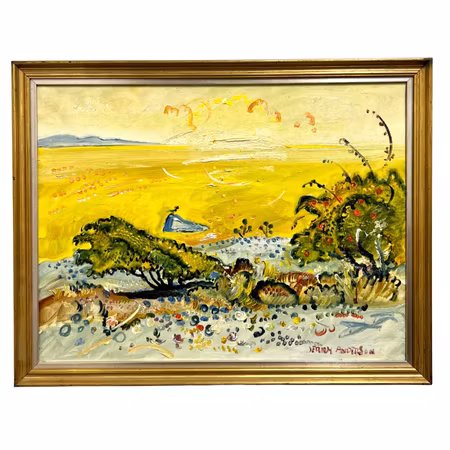 Olja på duk av Jerry Andersson. 67,5x53,5 cm