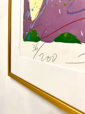 Walasse Ting – “My tits smell like peach”, serigrafi (36/200)