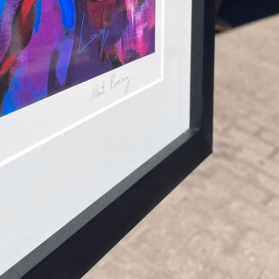 "The Beatles" Art Giclée av Alberto Ramirez LEG. Upplaga 25