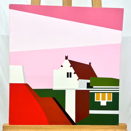 "Joshua is around" Serigrafi av Franco Costa. HC. 49x51,5 cm