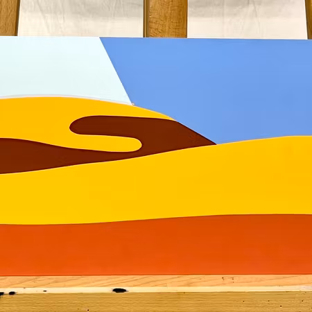 "Ingen titel" Serigrafi av Franco Costa, nr 5/60. 69x23cm