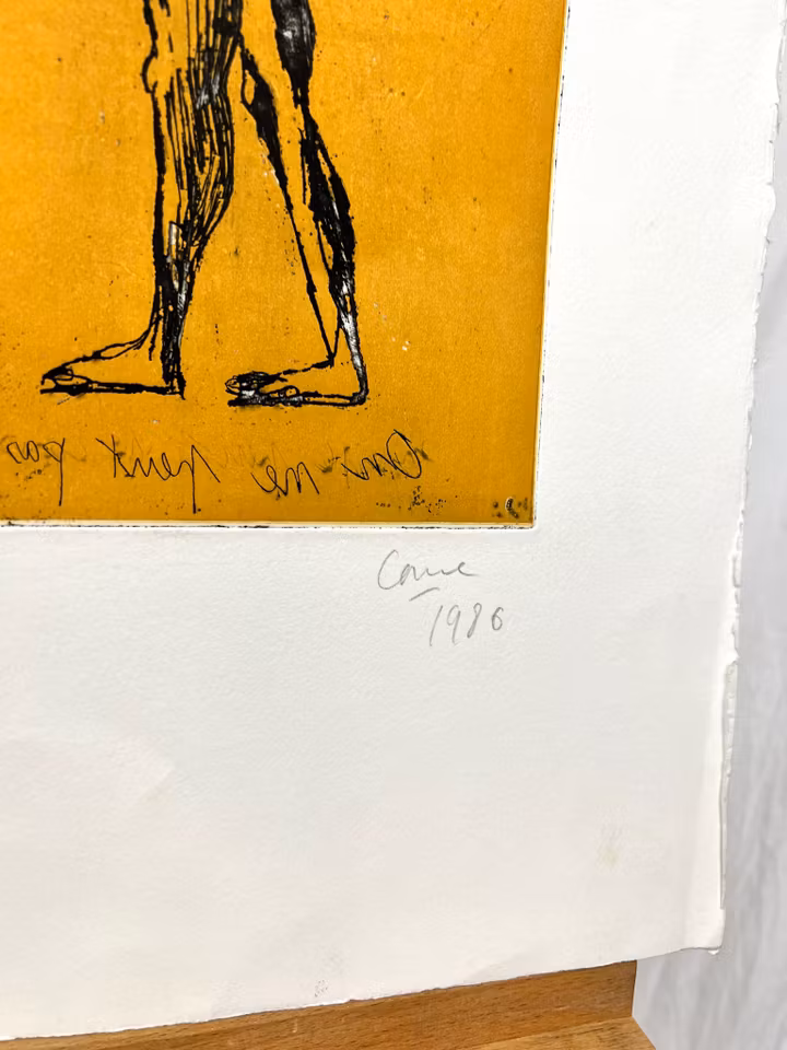 Louis Cane, Etsning. Signerad, numrerad 3/15. Daterad 1986. 57x70 cm