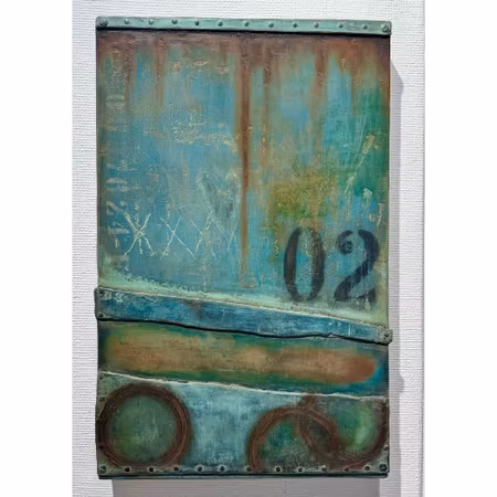 ”Your always no 1" Blandteknik på pannå av Lisa Ström. 39x61 cm