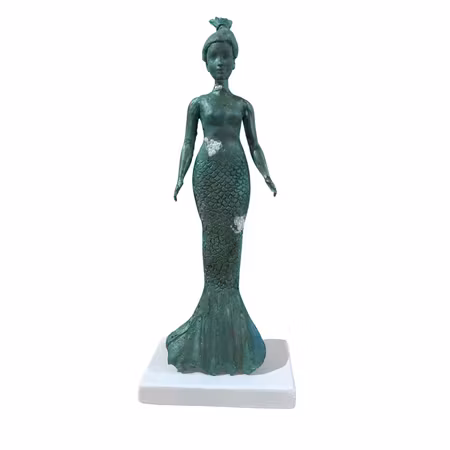 "Amfirite" Skulptur av Adam Ström. Höjd 38 cm