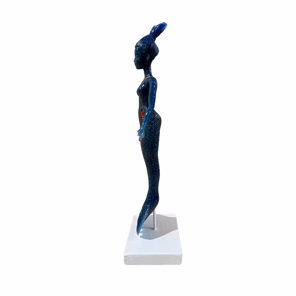 "Amfirite" Skulptur av Adam Ström. Höjd 38 cm