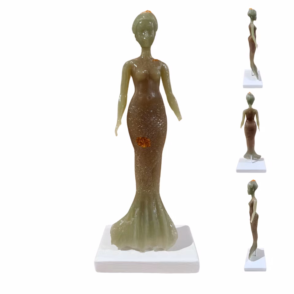 "Amfirite" Skulptur av Adam Ström. Höjd 38 cm