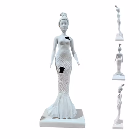 "Amfirite" Skulptur av Adam Ström. Höjd 38 cm