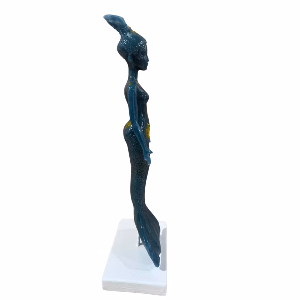 "Amfirite" Skulptur av Adam Ström. Höjd 38 cm