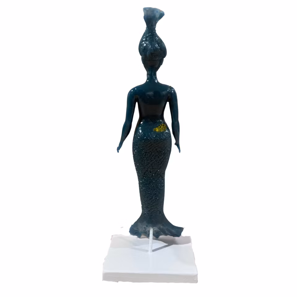 "Amfirite" Skulptur av Adam Ström. Höjd 38 cm