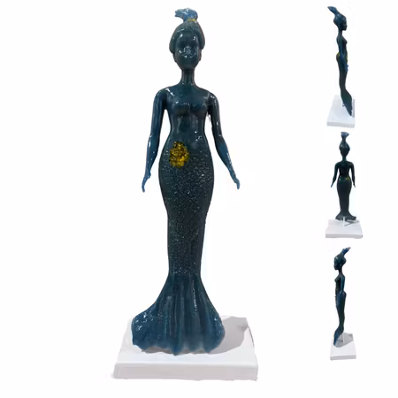 "Amfirite" Skulptur av Adam Ström. Höjd 38 cm