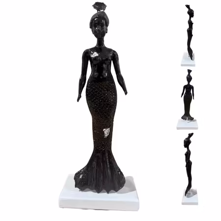 "Amfirite" Skulptur av Adam Ström. Höjd 38 cm