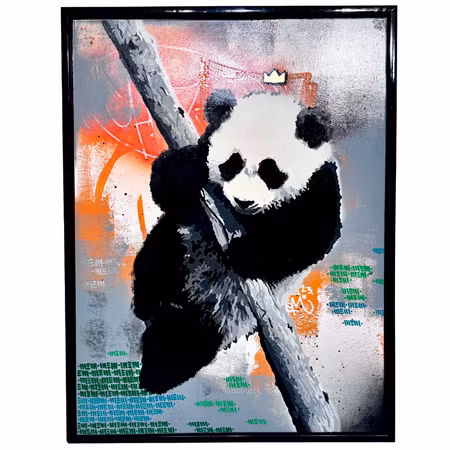 "Chill life" Blandteknik på duk av Mike Blomqvist, 63x83 cm